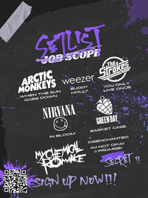 Quit Your Job Setlist poster