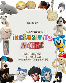 D/T Inclusivity Night poster