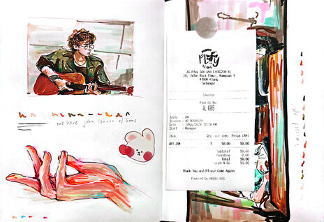 sketchbook page